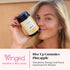 Winged Wellness Rise Up Gummies for Women - Daily Brain Boost Supplement with Natural Caffeine, Ashwagandha, B12, 60