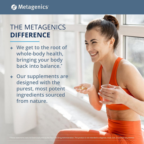 Metagenics Vitamin D3 + K, Immune Support, Bone Health & Heart Health*, Non-GMO, Gluten-Free, 60 Softgels, 5,000 IU