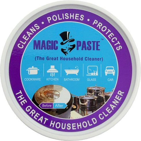 Magic Paste 16 oz. All-Purpose Cleaning Paste For Dishes, Kitchen Sinks, Shoes, Metal, Ceramic, Glass Stovetops, Car