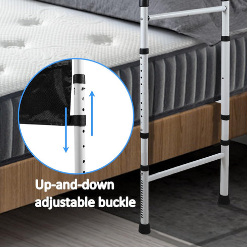 Rackickyer Bed Rails for Elderly Adults Safety,Height Adjustable Bed Assist Rails for Seniors, Non-Slip Bed Side Assist