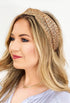Tobeffect 2 Packs Straw Headbands for Women - Woven Twist Braided Fashion Boho Hairbands Non Slip Wide Rattan