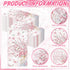 Janlaugh 100 Summer Pcs Cherry Blossoms Paper Bathroom Hand Towels Floral Disposable Guest Napkins Pink Paper Towel