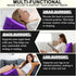 sokoro Bed Wedge Pillow for Sleeping, Triangle Pillow Wedge, Acid Reflux, Gerd, After Surgery, Back Support, Body
