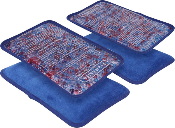 Hot and Cold Pack (2 Pack) – Reusable Gel Ice Pack for Injury, Pain Relief, Rehabilitation, Hot & Cold Compress
