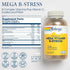 SOLARAY Mega Vitamin B-Stress, Timed Release Vitamin B Complex with B12, Stress & Energy Support, 240 CT