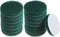 HARFINGTON 15pcs Drill Power Brush 4 Inch Tile Scrubber Scouring Pads 180-240 Grit for Bathroom and Kitchen