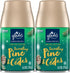 Glade Automatic Spray Refill, Twinkling Pine & Cedar Air Freshener, 6.2 Oz, 2 Count, Limited Edition Scent