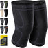 CAMBIVO 2 Pack Knee Brace, Knee Compression Sleeve, Support for Men and Women, Running, Gym, Hiking, Sports (Slate