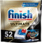 Finish Ultimate Dishwasher Detergent, 52 Count with CycleSync Technology, Dishwashing Tablets, Dish Tabs