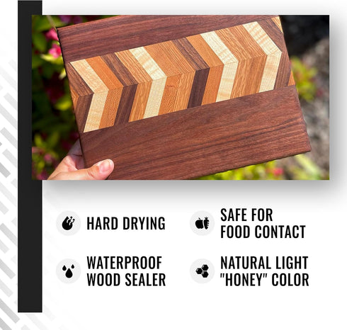 Real Milk Paint, Half and Half Pure Tung Oil and Orange Peel Oil for Wood Finishing, 16 oz.