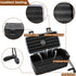 Flauno Travel Cigar Humidor - Portable Cigar Case Kit with Lighter (Without Gas), Cutter, Holder, Humidifier & Dropper,