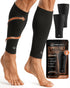 TheraCopper Copper Calf Compression Sleeve Premium Copper Compression Shin Sleeve for Men