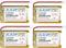 JLJLUP 4pcs 3.7V 2000mAh Lithium Polymer Rechargeable Battery 1S 1C LiPo Battery with