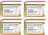 JLJLUP 4pcs 3.7V 2000mAh Lithium Polymer Rechargeable Battery 1S 1C LiPo Battery with