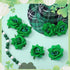 Yilloog 12 Pack Rose Hair Clip Flower, 2.8'' Floral Hairpins for Women, Wedding Pack Hair Accessories (Green)