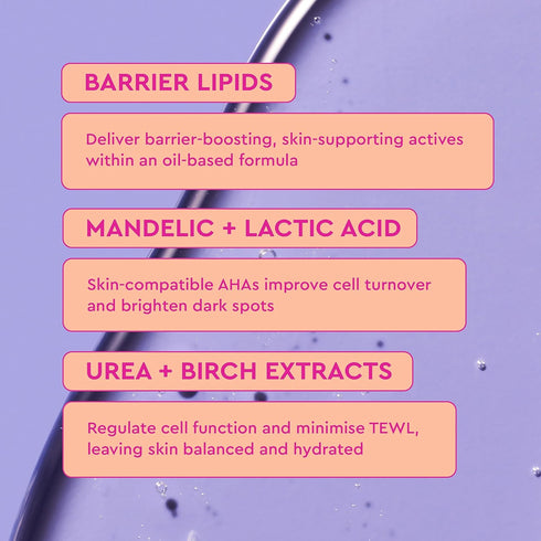 BYOMA Brightening Toner - Gently Exfoliating Facial Toner with Lipids & Lactic Acid - Alcohol Free, 5.07 fl. oz