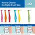 TEPE Interdental Brush Angle, Multi Pack Angled Dental Brush for Teeth Cleaning