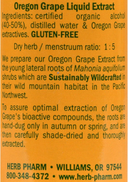 Herb Pharm Oregon Grape Root Liquid Extract, 1 Ounce