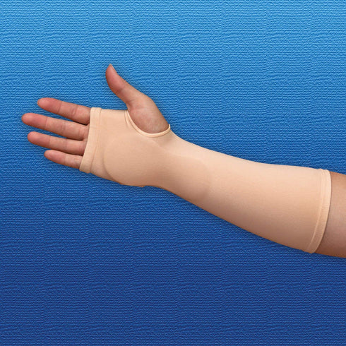 Silipos 14125 Carpel Gel Sleeve - Small Right Hypoallergenic Compression Tube with Mineral Oil Gel