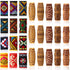 WILLBOND 27 Pcs Wooden Fabric Dreadlock Beads Tube Beads for Hair Braids Jewelry, DIY Accessories