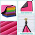 SLICHIO Set 12 Pack 12"x12" Microfiber Cleaning Cloth - Microfiber Towel with Printed Use Labels, Color-Coded Dish Rags