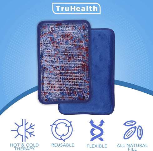 Hot and Cold Pack (2 Pack) – Reusable Gel Ice Pack for Injury, Pain Relief, Rehabilitation, Hot & Cold Compress