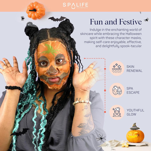 SpaLife Halloween Character Animated Facial Mask