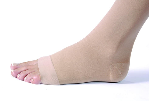 JOBST 15-20 mmHg Relief Knee High Open Toe Unisex For Men & Women Compression Socks, Beige - Choose Your Size