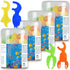 Kids Flossers - Unflavored Kids Dental Floss Picks in 4 Colors Ocean Animals Shaped, 50 Count (Pack of 4)