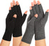 2 Pairs Arthritis Compression Gloves: Fingerless Gloves for Women Men, Carpal Tunnel Pain Relief for Daily Work