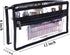 Clear PVC Makeup Bag, Transparent Large Cosmetic Organizer Bag, Travel Makeup Accessories Storage Pouch