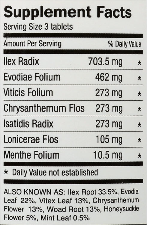 Gan Mao Ling 60 Tablets for Health Support