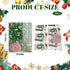 ZHLKHIOP 2 6 7 67 2 Pcs Christmas Wrapping Paper, Meme Christmas Gift Wrap, White and Green Holiday Wrapping Paper