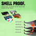 Smell Proof Bag with Lock - 11x9, Odor Proof Container for Herbs, Coffee, Oils, Travel Medicine Bag