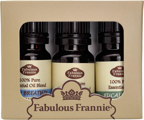 Set Winter Ease - Easy Breathzy, Protect, Eucalyptus with Pure Essential Oils by Fabulous Frannie