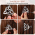 Syhood 6 Pieces Retro Silver Viking Celtic Alloy Hair Clips, Hair Accessories for Women and Girls
