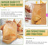 WEKAMOS 50pcs Packaging Kraft Paper Bakery Bread Bags with Window, Medium Size Bread Storage Pouches for Toast