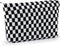 Checkered Makeup Bag for Women, Large Capacity Black Travel Cosmetic Bag Set, Cute Y2K Aesthetic Makeup Organizer