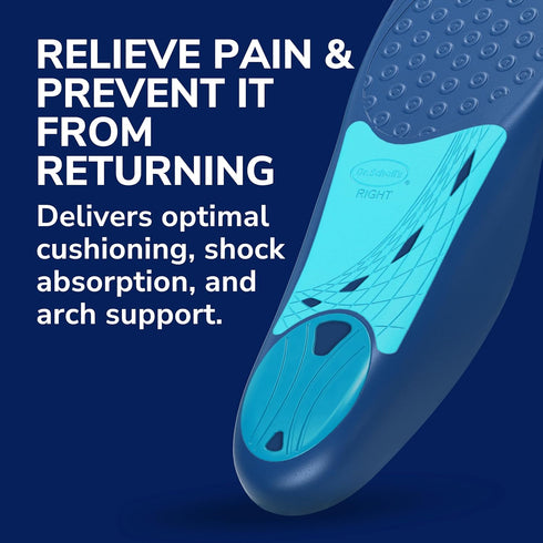 Immediately 1 Dr. Scholls Plantar Fasciitis Pain Relief Orthotic Insoles, Relieves Pain: Heel, Spurs, Arch Support