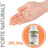 Zinc Supplements (100 Tablets) - Vegan 50mg Daily Supplement for Sensitive Stomachs, Non-GMO