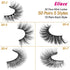 Eliace Eyelashes - 50 Pairs of 5 Styles Lux Faux Mink Lashes, Natural Look Wispy Fluffy Handmade Pack