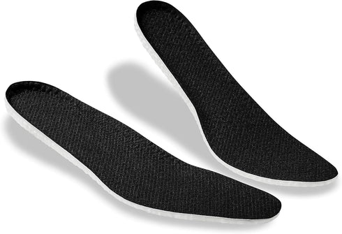 Comfort Starter Insoles, All Day Support to Relieve Foot Pain (Midnight Black, US 7-13)