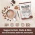 Chocolate Collagen Powder with Hyaluronic Acid and Vitamin C - Collagen Peptides for Hair, Skin, Nails, Joint, Keto