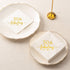 Crisky 50 and Fabulous Cocktail Napkins, Gold, 50Pcs for Women 50th Birthday Decorations, 3-Ply