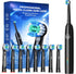 Teeaegis Rotating Electric Toothbrush with 8 Brush Heads for Adults and Kids, 3