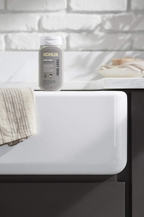 K-23725-NA 8 oz KOHLER Cast Iron Cleaner, For Kitchen and Bathroom, Bottle, Non-abrasive Cream-based Cleaner