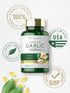 Carlyle Odorless Garlic Extract 3600mg - 400 Count, Non-GMO, Gluten Free Supplement