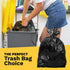 Drum Liners 55 Gallon Trash Bags, 30 COUNT, 2 Mil Heavy Duty, 55-60 Gallon Drum Liners, Made In USA