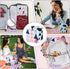 KALIONE 2 Packs Period Bags for Teen Girls, Pad Bag for Period, Period Pouch, Sanitary Pad Storage Bag Pad Bag