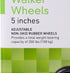 McKesson Universal Walker Wheels, Adjustable, 5 in Caster Wheels, 1 Pair